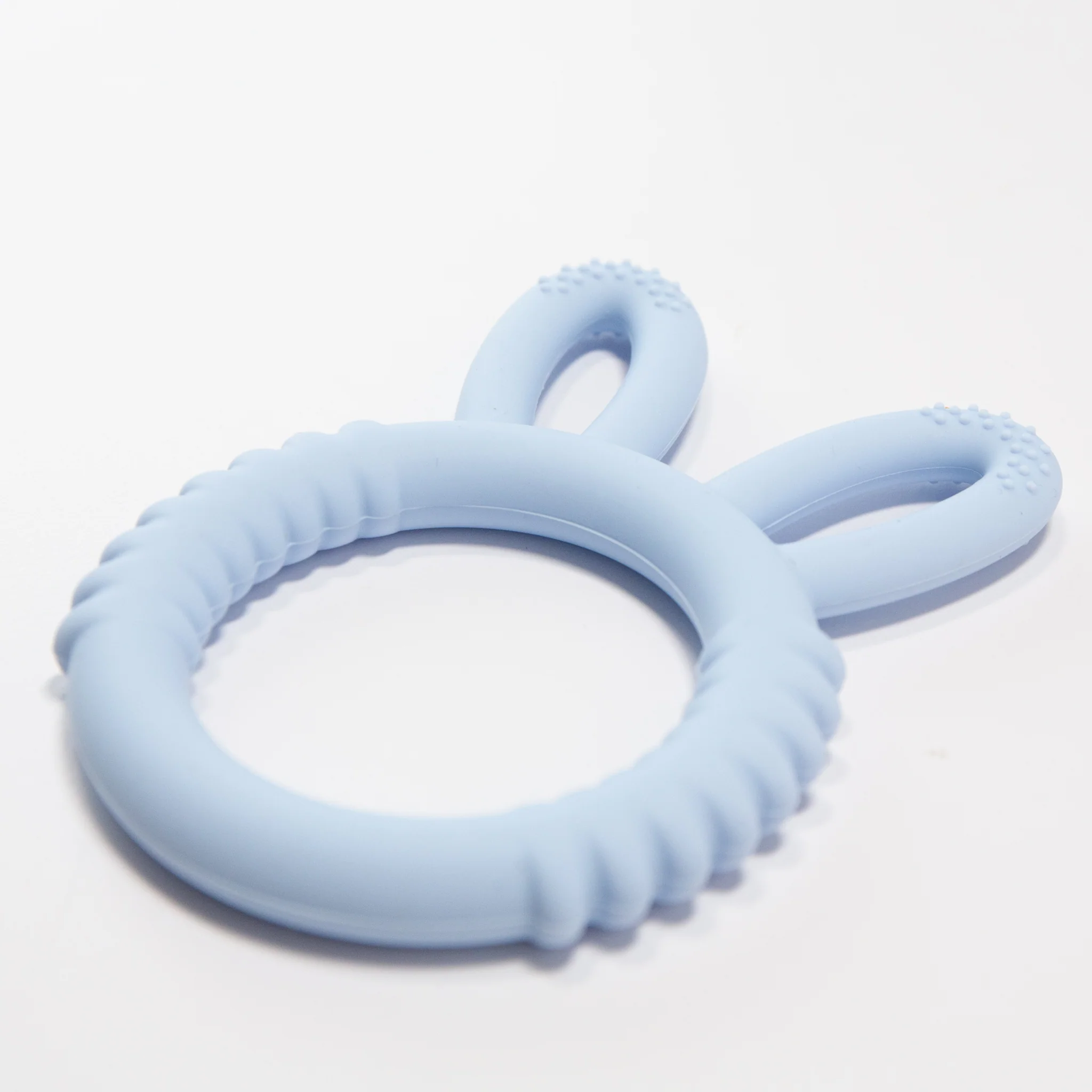 RETIRED - Baby Soother - Silicone Bunny Teething Ring - Image 2