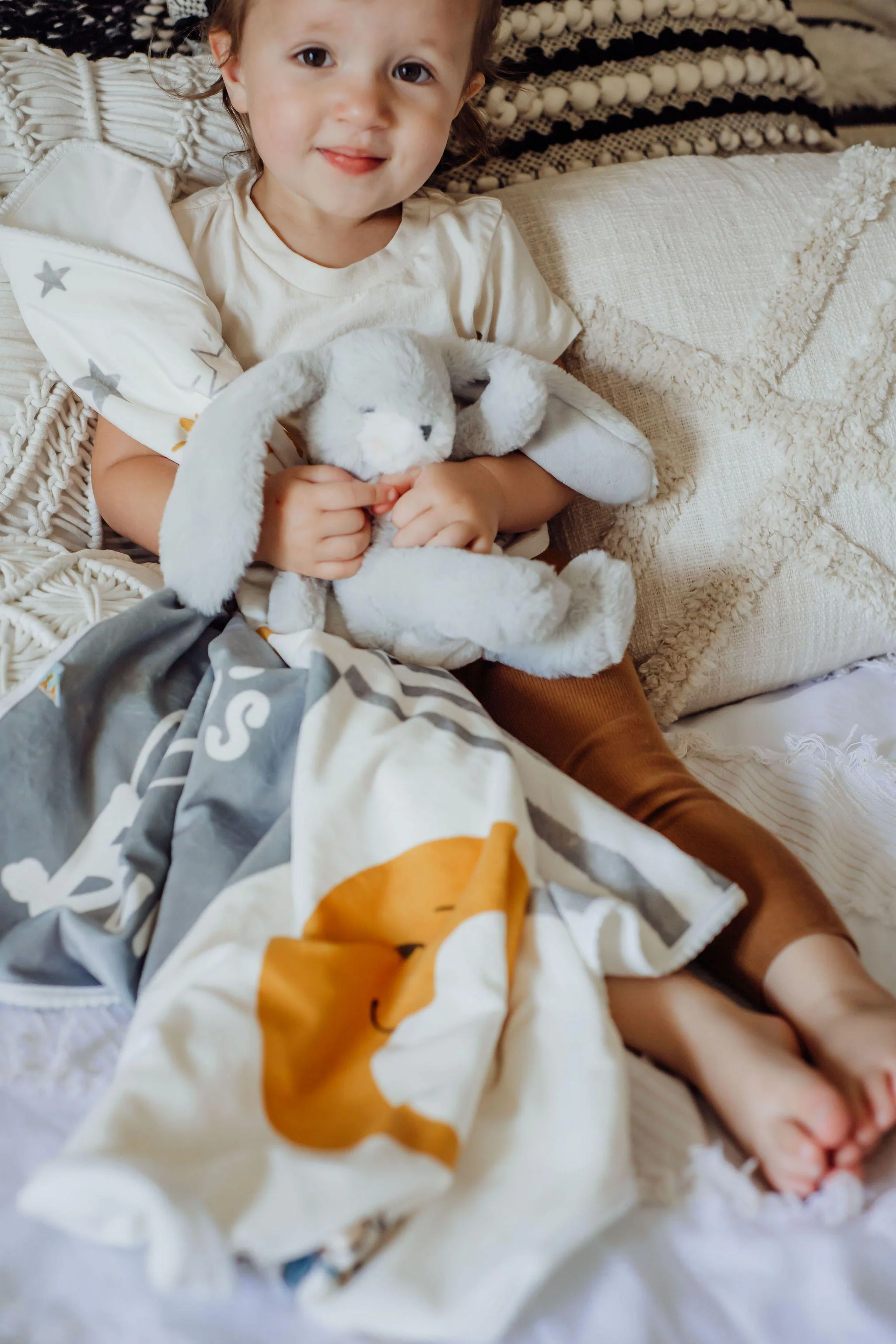 RETIRED - Bloom Bunny Lovies On-The-Go Baby Gift Set - Image 2