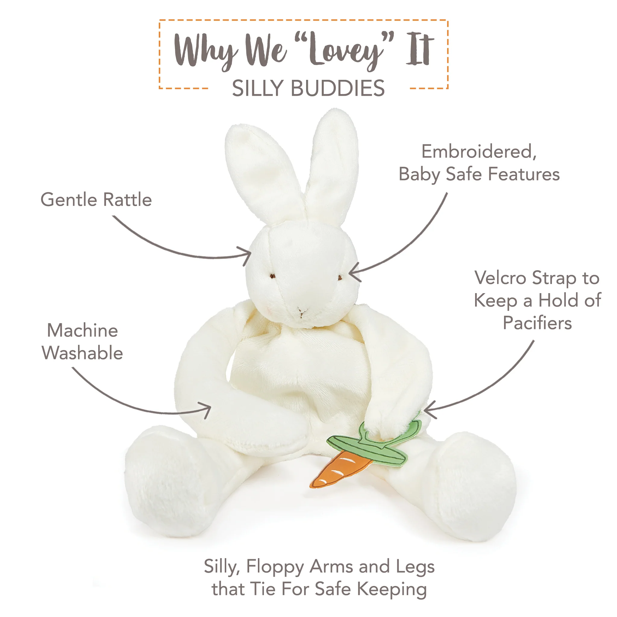 Bun Bun Lovey Baby Gift Set - Image 4