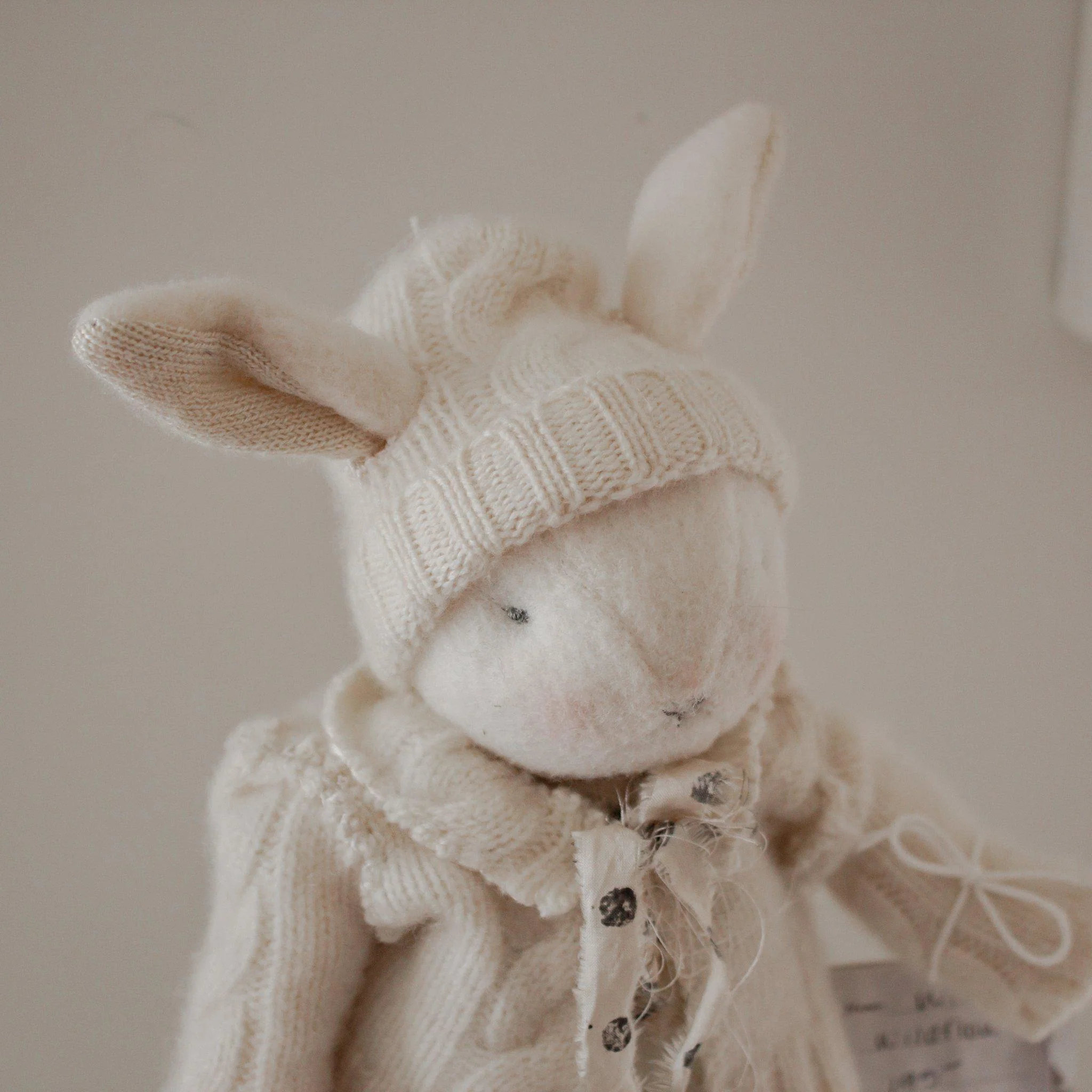 RETIRED - Hutch Studio Original - Wild Wildflower Bunny - One of A Kind - Image 2