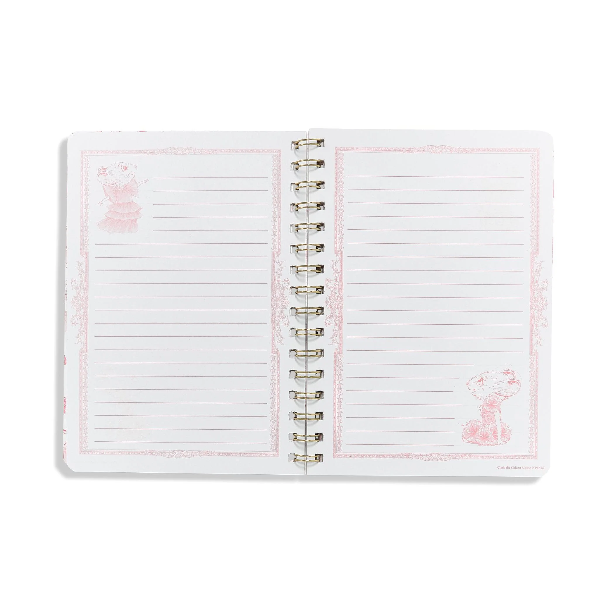 RETIRED - Claris The Mouse - A5 Spiral Notebook - Image 2