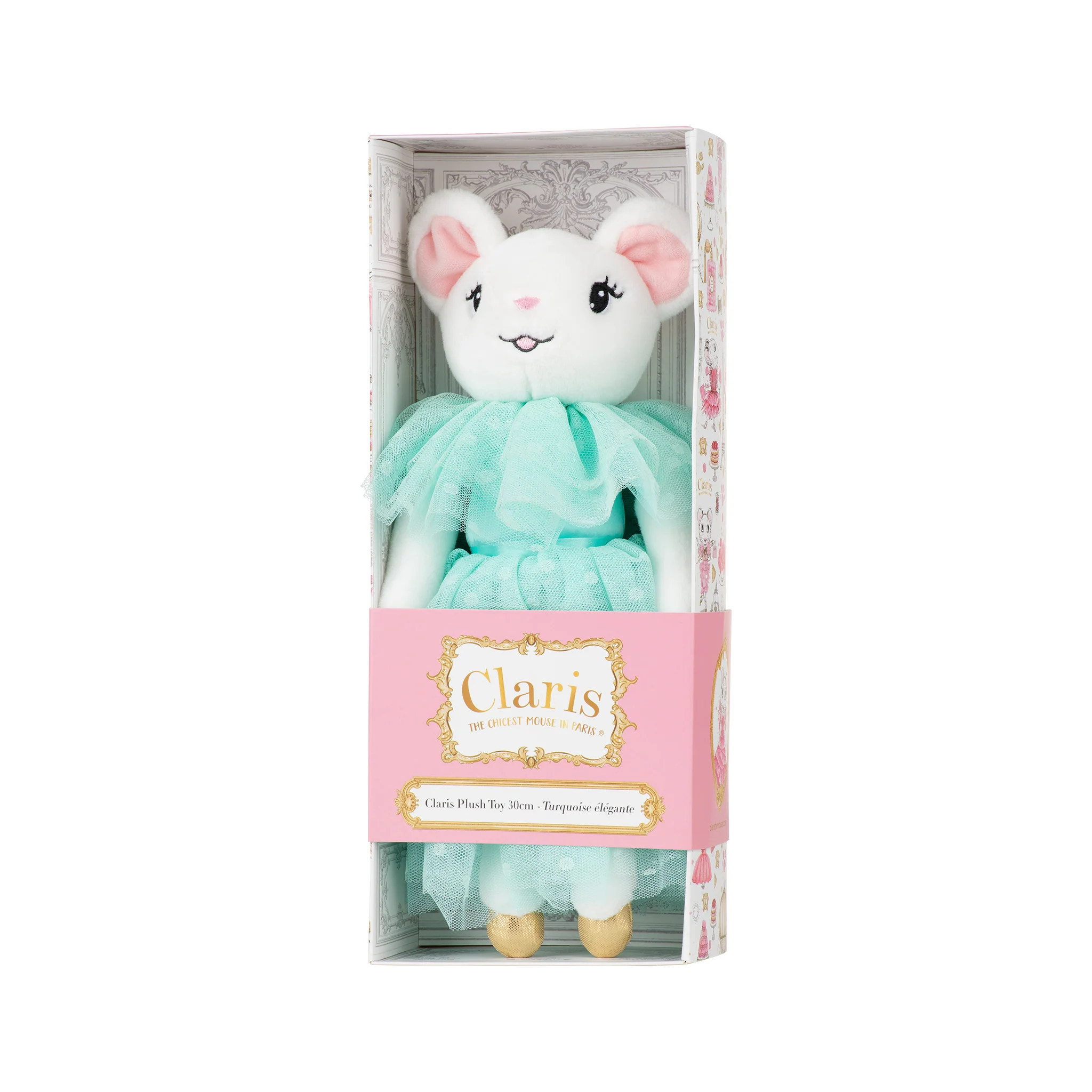 Claris The Mouse: Dazzling Diamond Egg & Turquoise Plush Book Bundle - Image 3