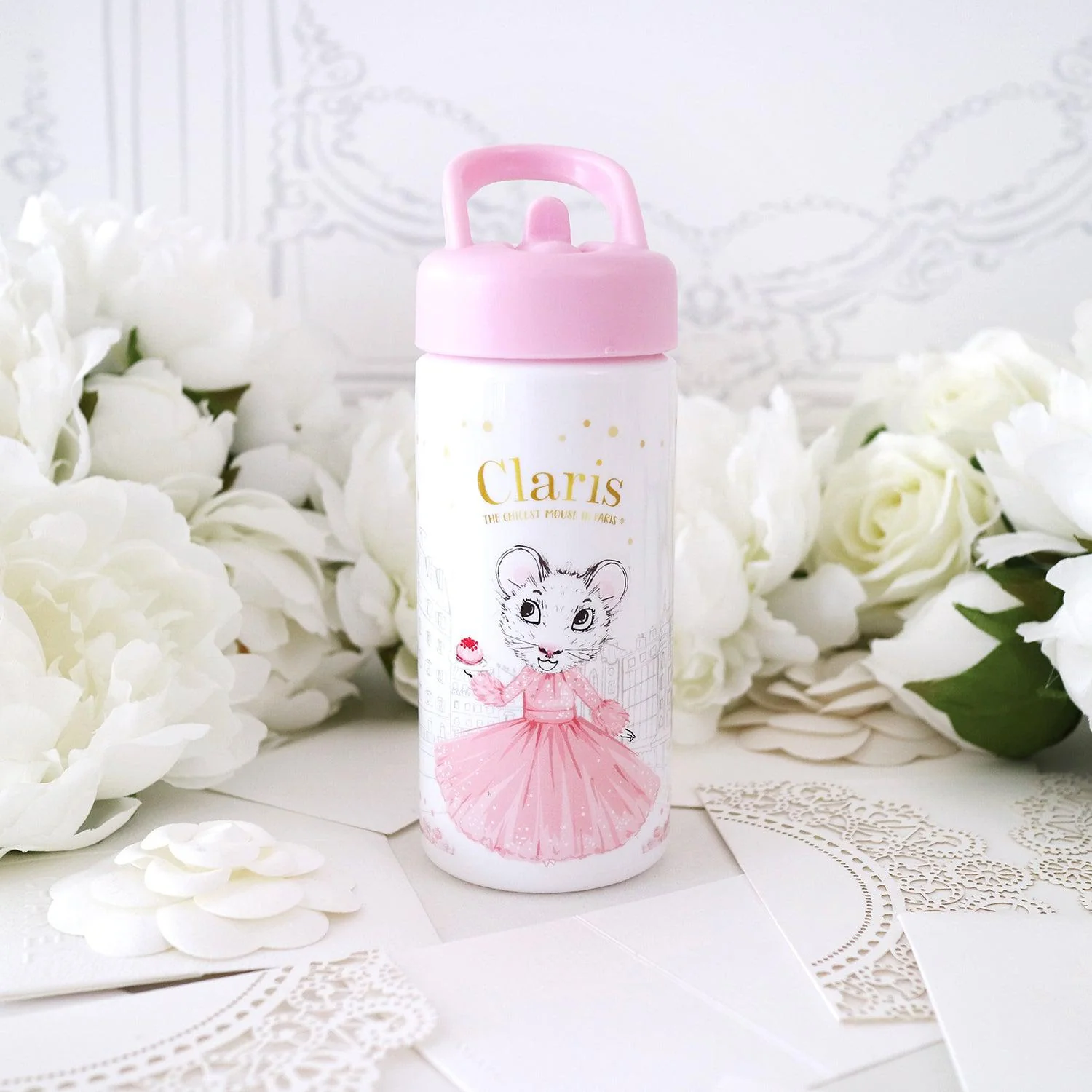 RETIRED - Claris The Mouse - Drink Bottle - Image 2