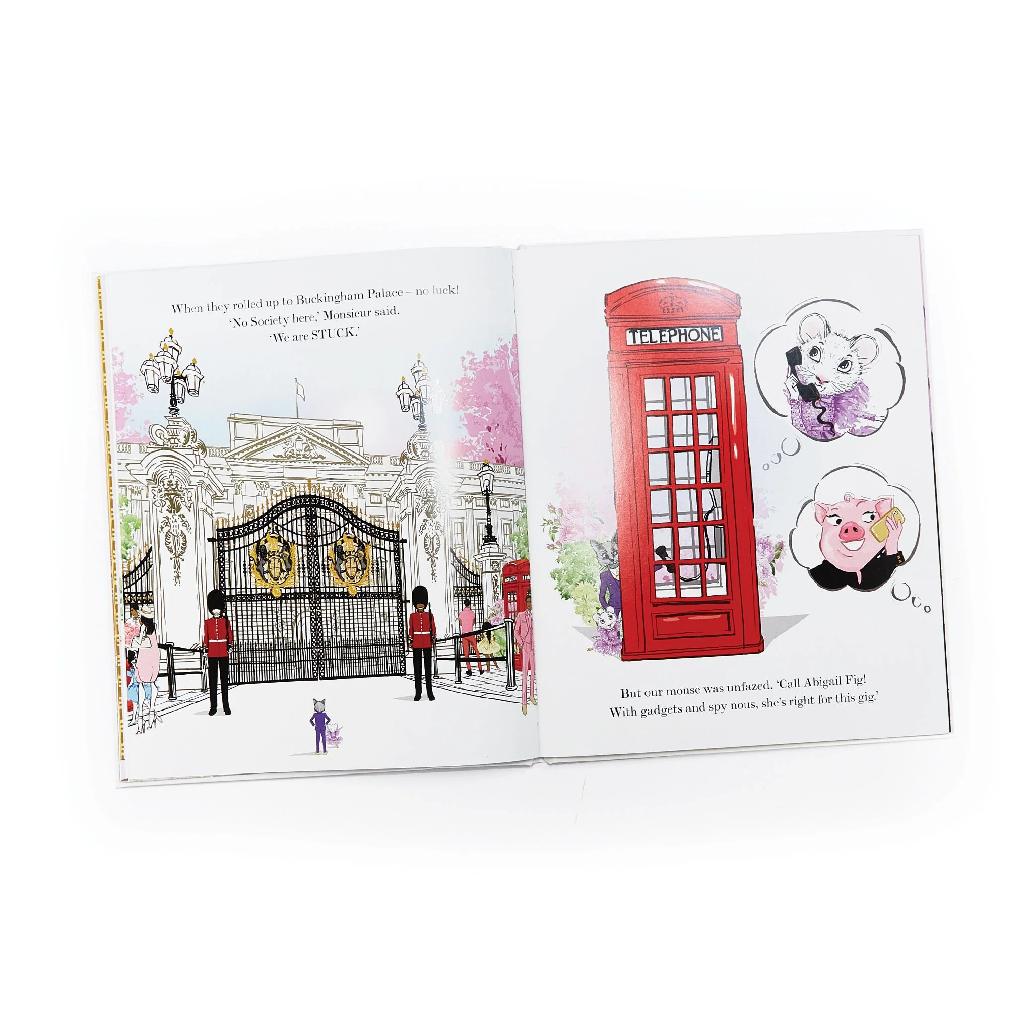 Claris The Mouse: The Secret Crown & Oh La La Lilac Plush Book Bundle - Image 5