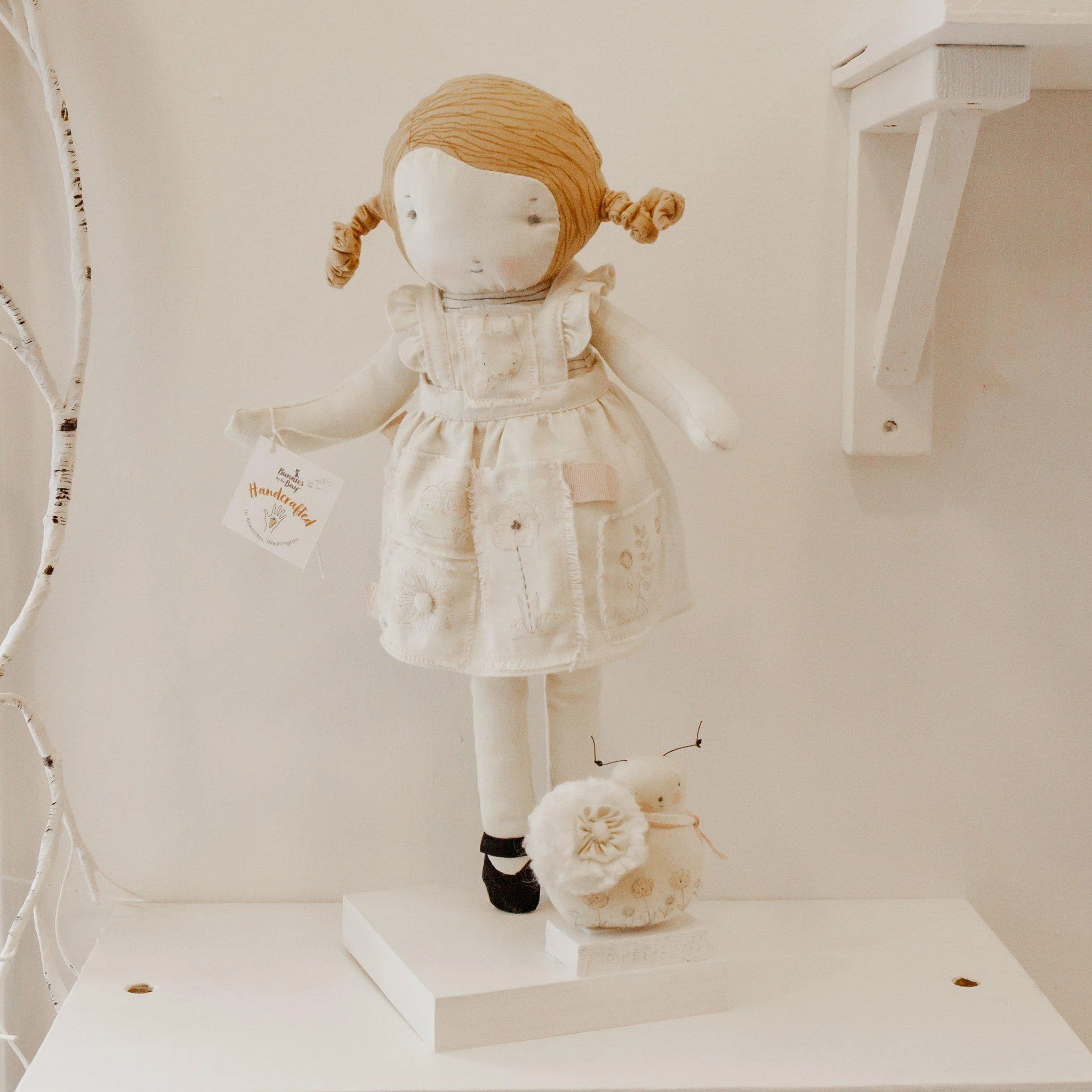 RETIRED - Hutch Studio - Sweet Sadie & Suzy Scoot 1 - Make and Mend One of a Kind Doll