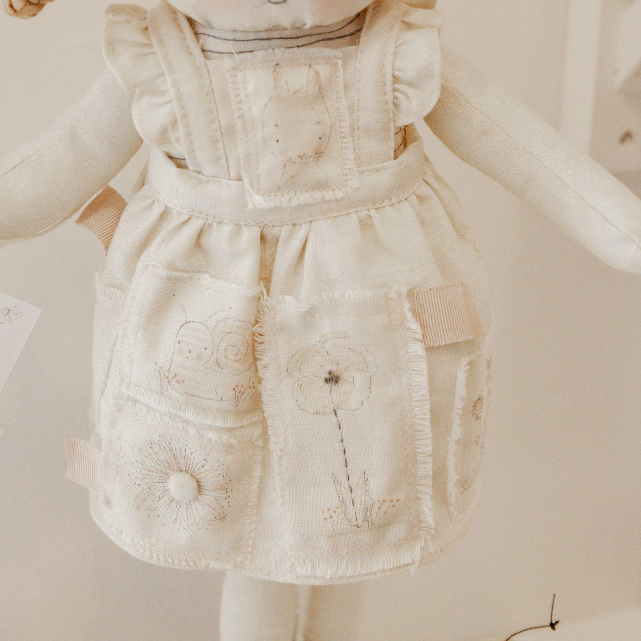 RETIRED - Hutch Studio - Sweet Sadie & Suzy Scoot 1 - Make and Mend One of a Kind Doll - Image 4