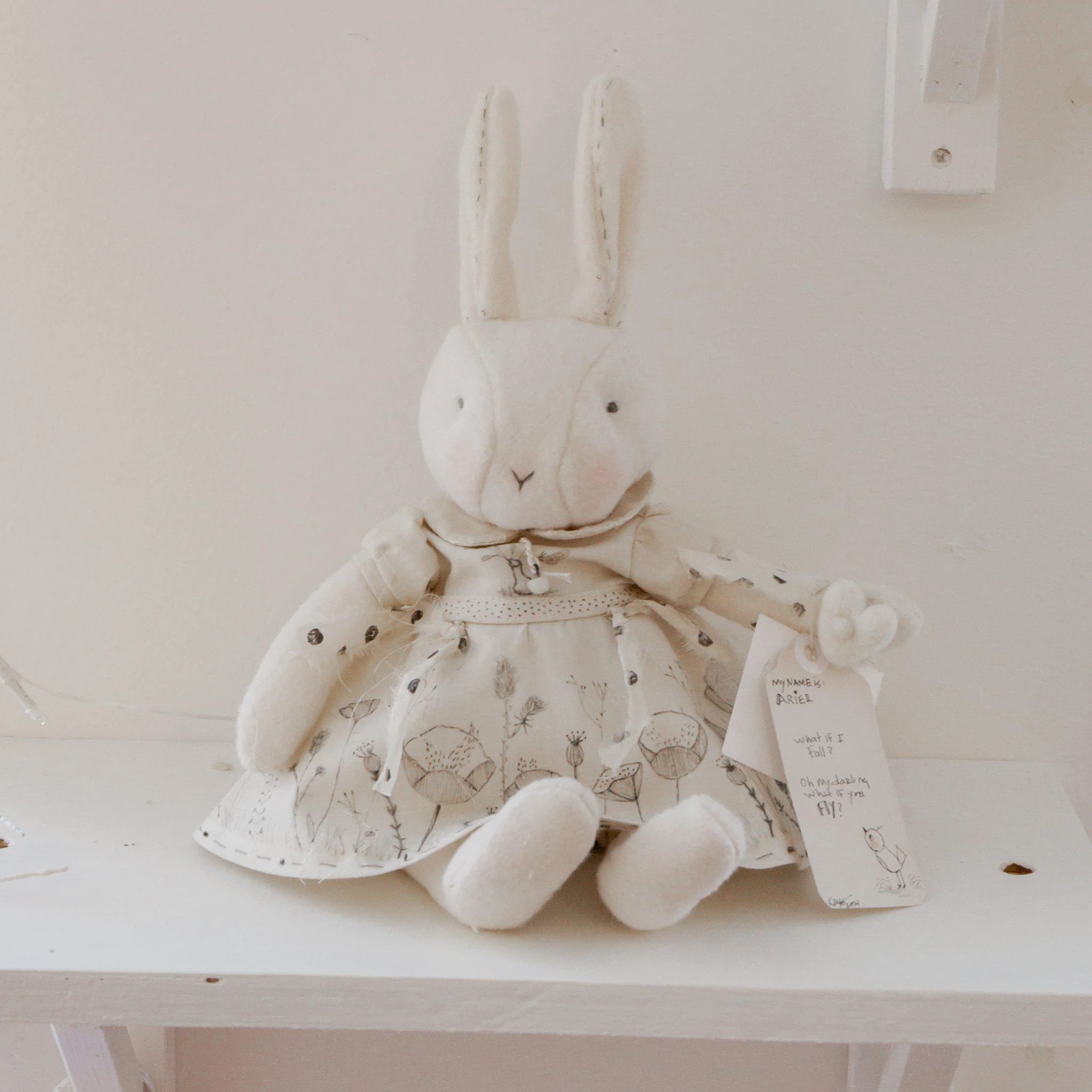 RETIRED - Hutch Studio Original - Ariel Bunny - One of A Kind