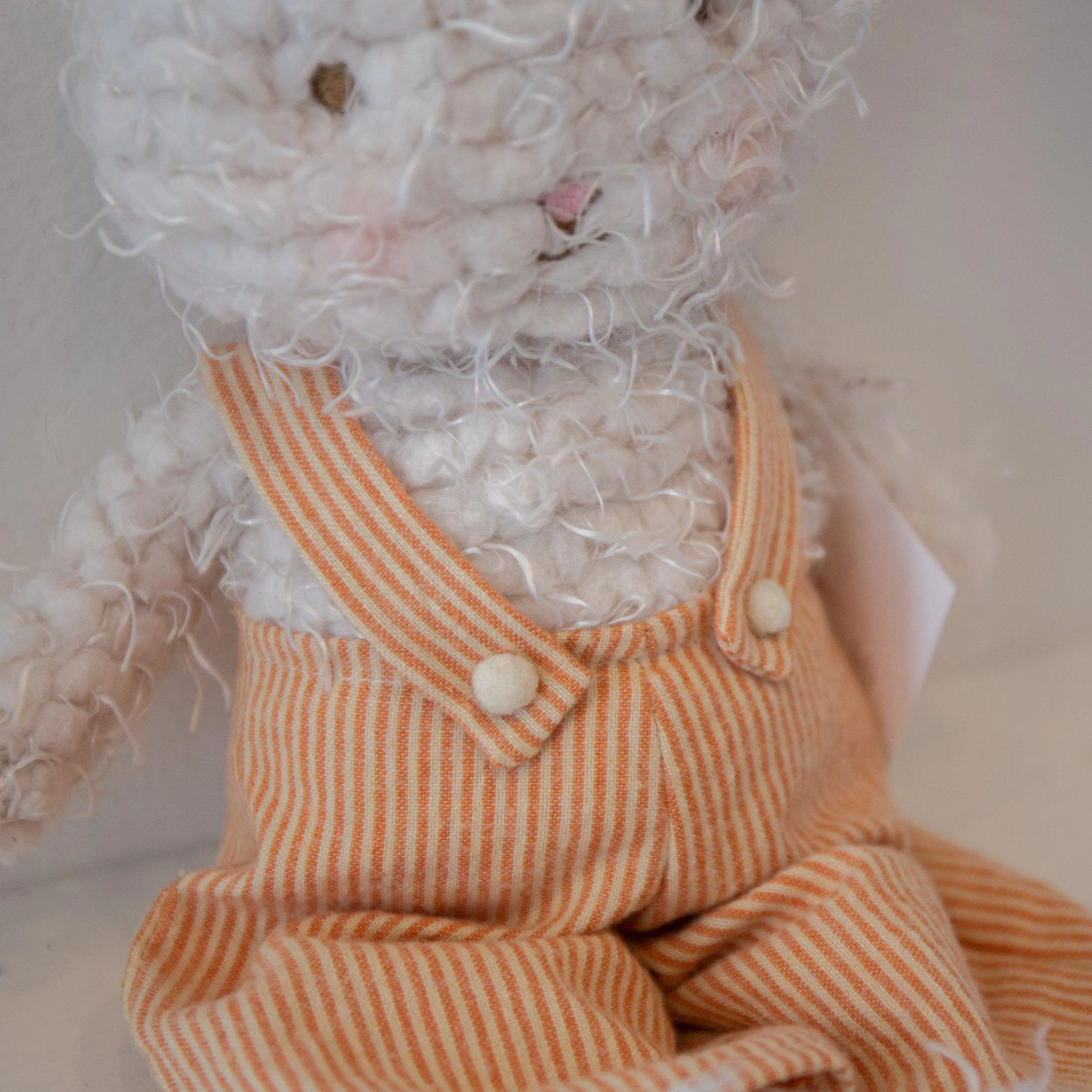 RETIRED - Hutch Studio - Harley Hoppy - Bunny in Handmade Clothing - Image 3