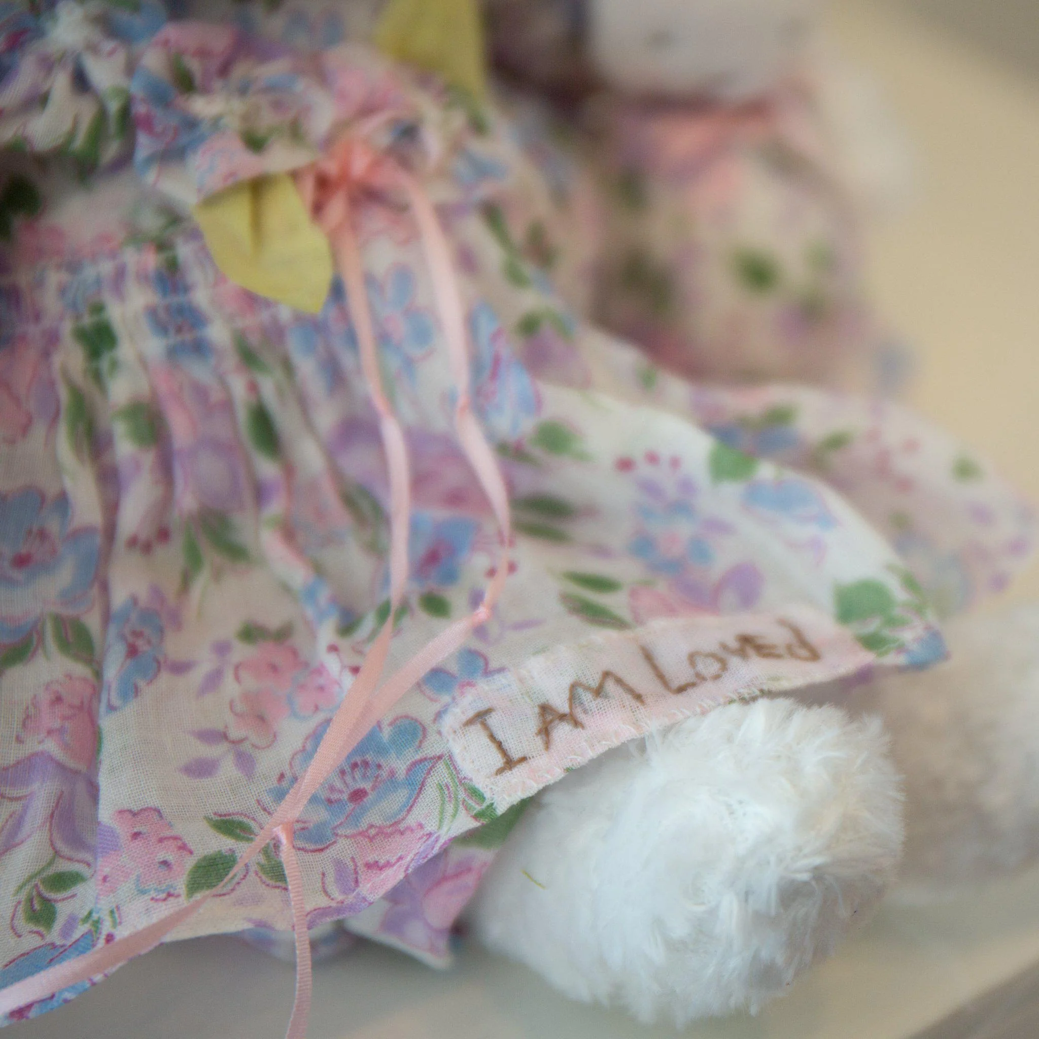 RETIRED - Hutch Studio - Flora & Bun Bun - One of a Kind Bunny - Image 4