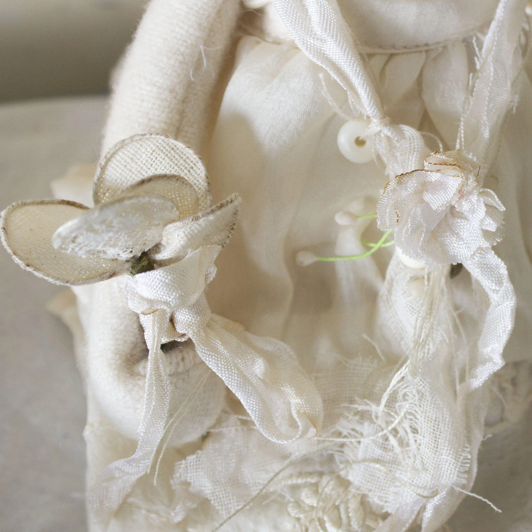 RETIRED - Hutch Studio - Lil Pom Pom - One Of A Kind Bunny - Image 4
