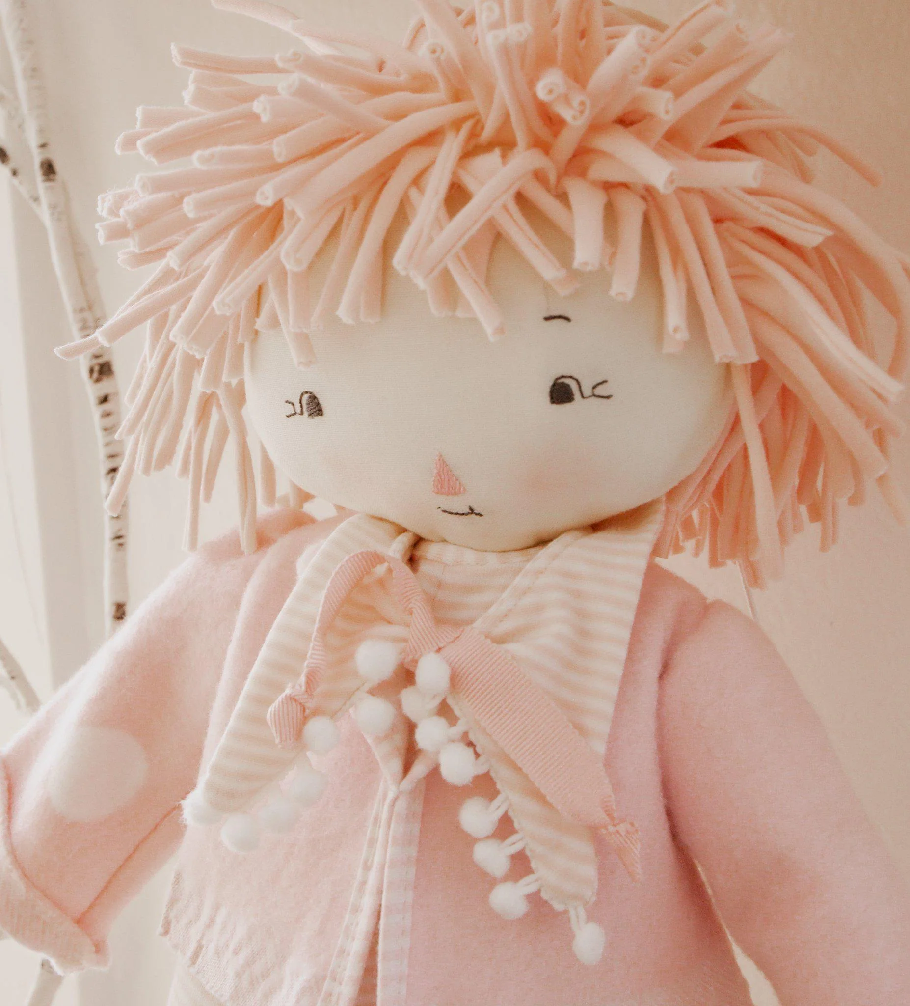 RETIRED - Hutch Studio Original - Betsy Bellbottoms & Ellie the Elephant Doll Set - One of A Kind - Image 2