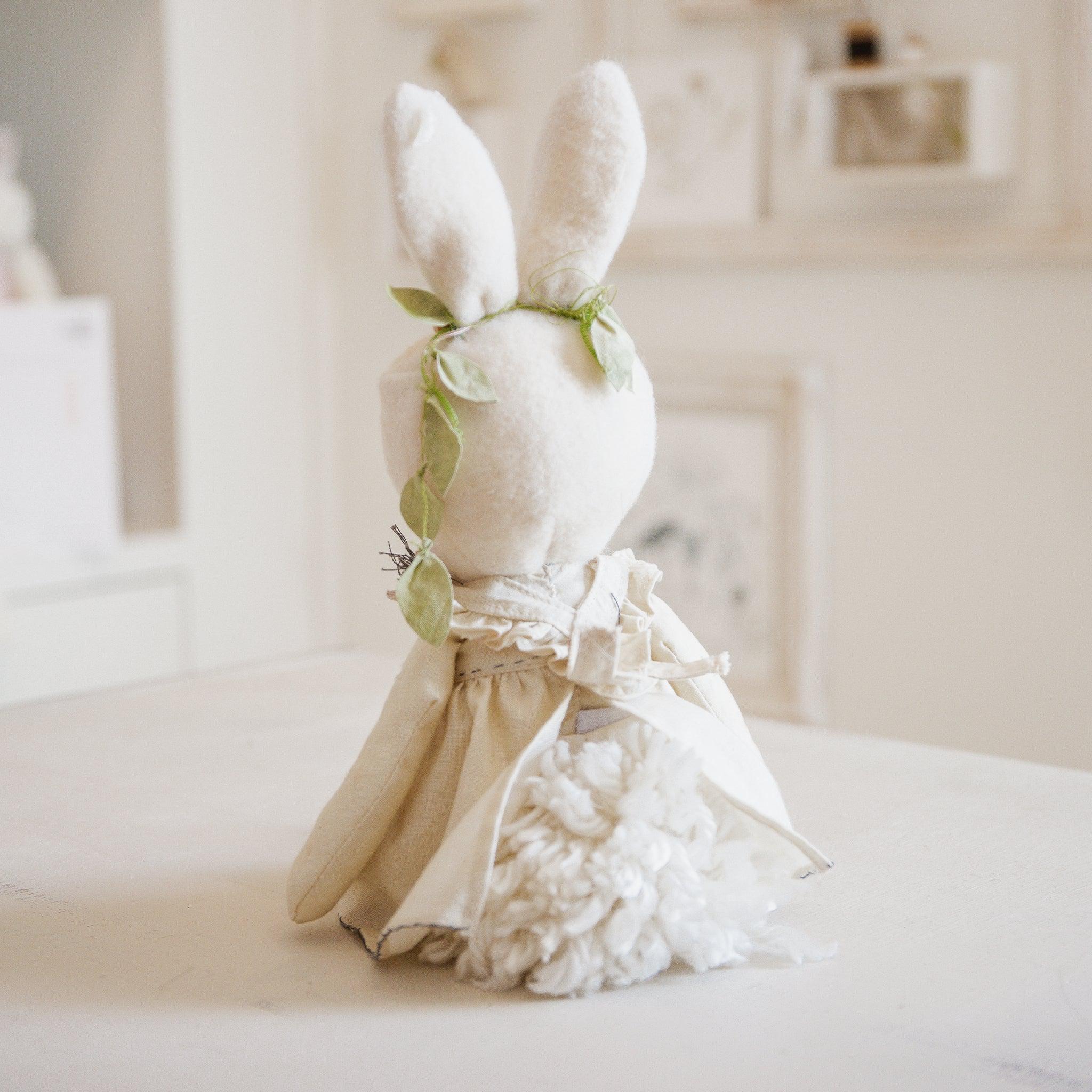 RETIRED - Hutch Studio Original - Lady Bumble Bug - Hand-Crafted Cotton Bunny - Image 3