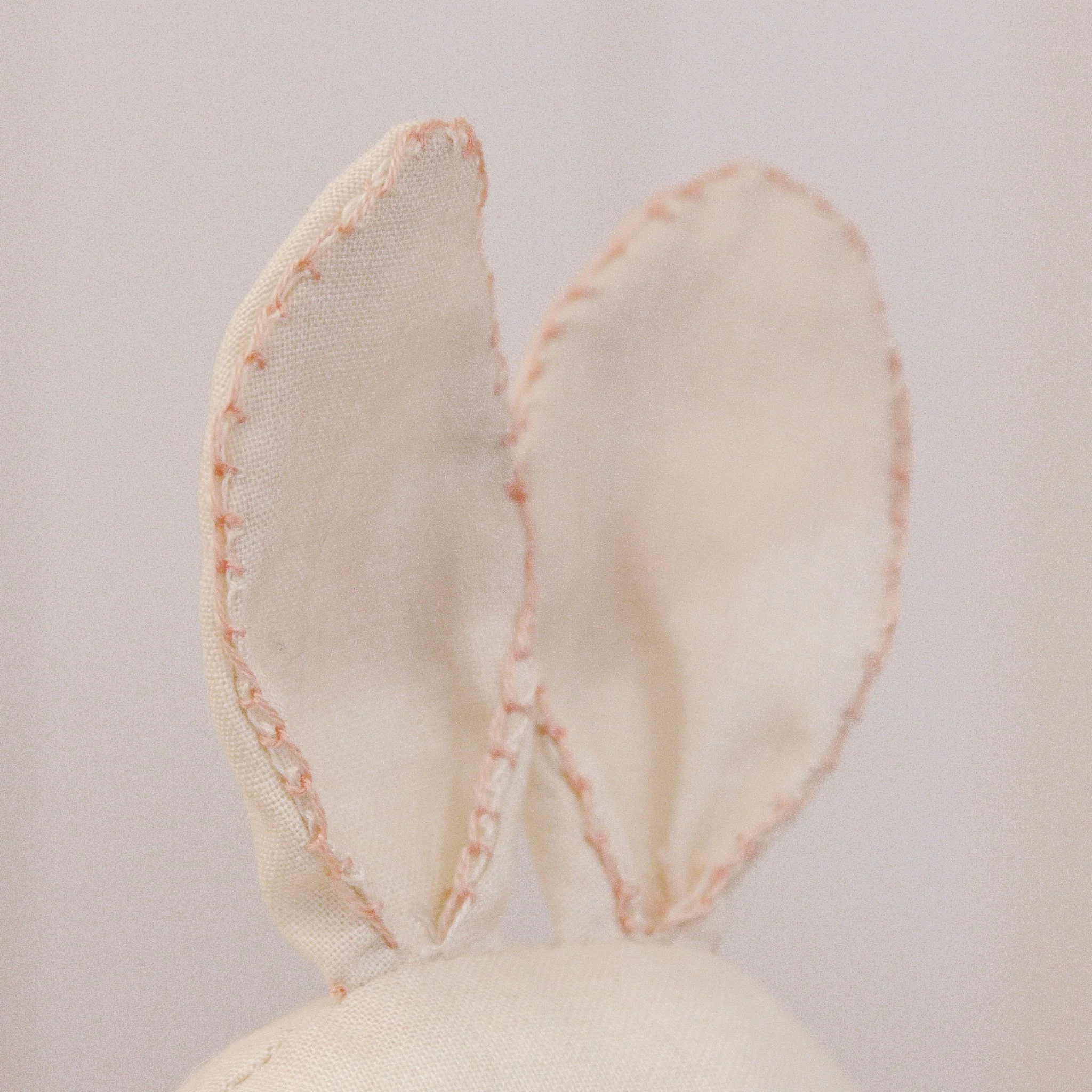 RETIRED - Hutch Studio - Pretty Sweet Polly - Hand-Crafted Cream Bunny - Image 7