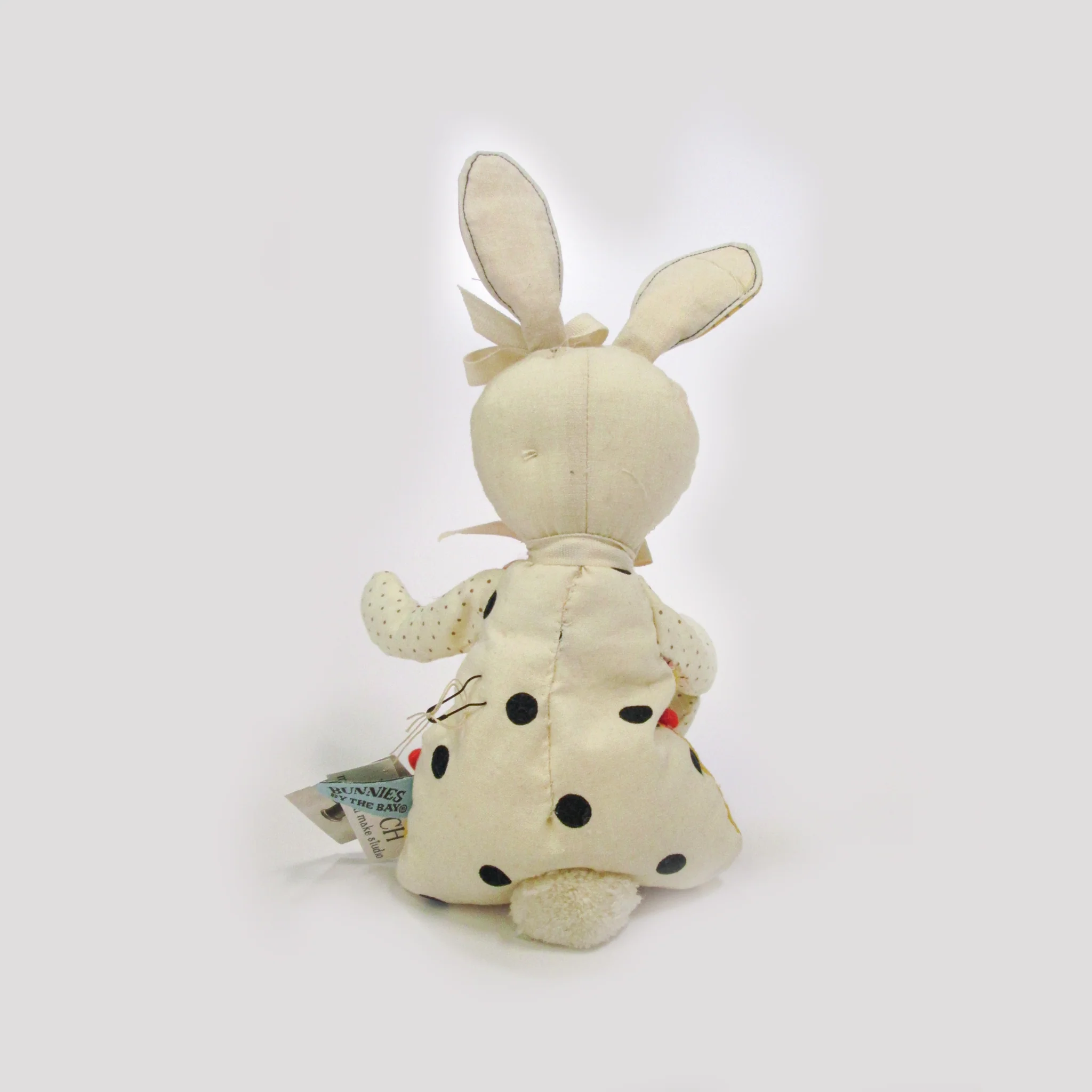 RETIRED - Hutch Studio - Yellow Floral Bunny - One Of A Kind Bunny - Image 2