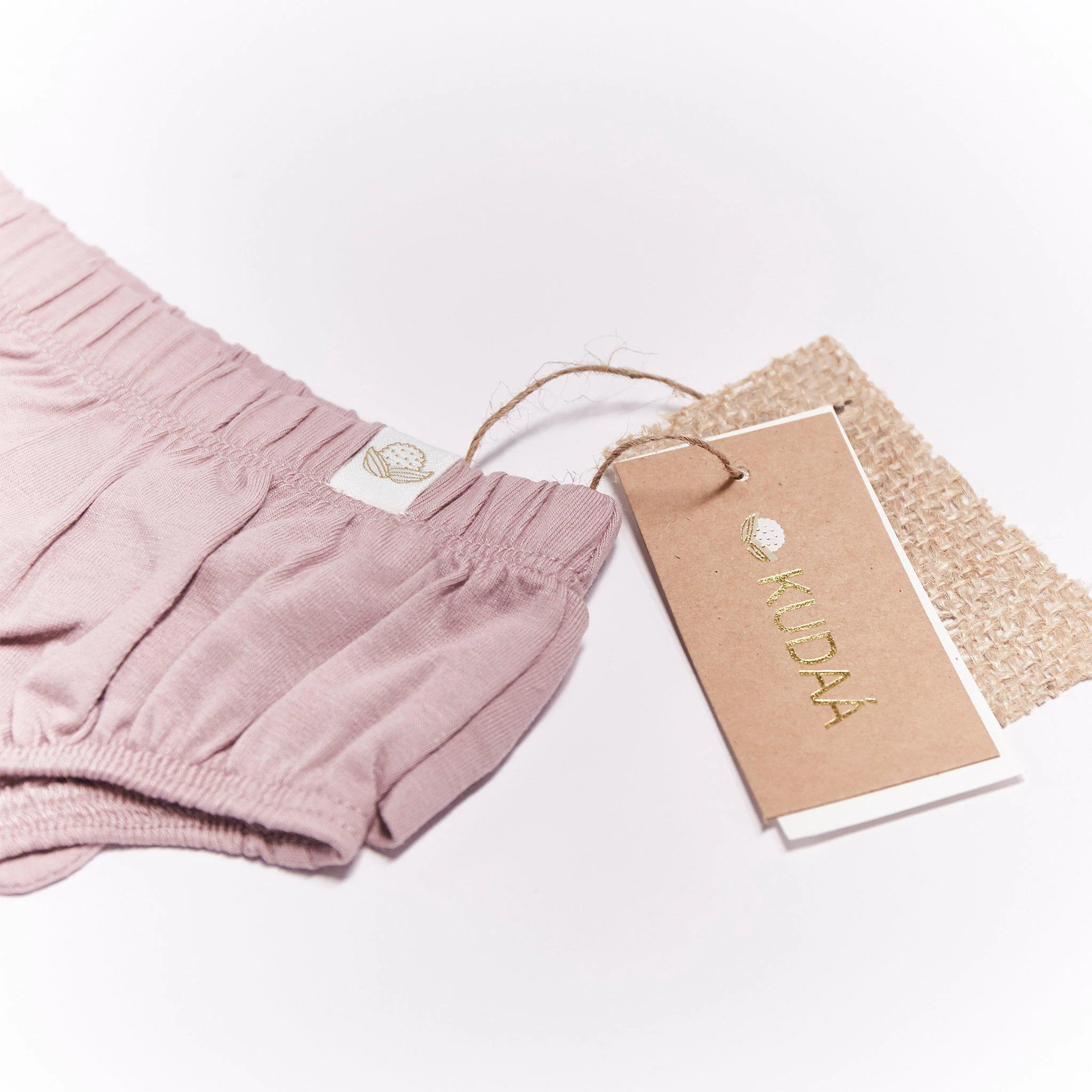 RETIRED - Organic Bow-Tu-Ful Panty - Wood Rose - Image 2