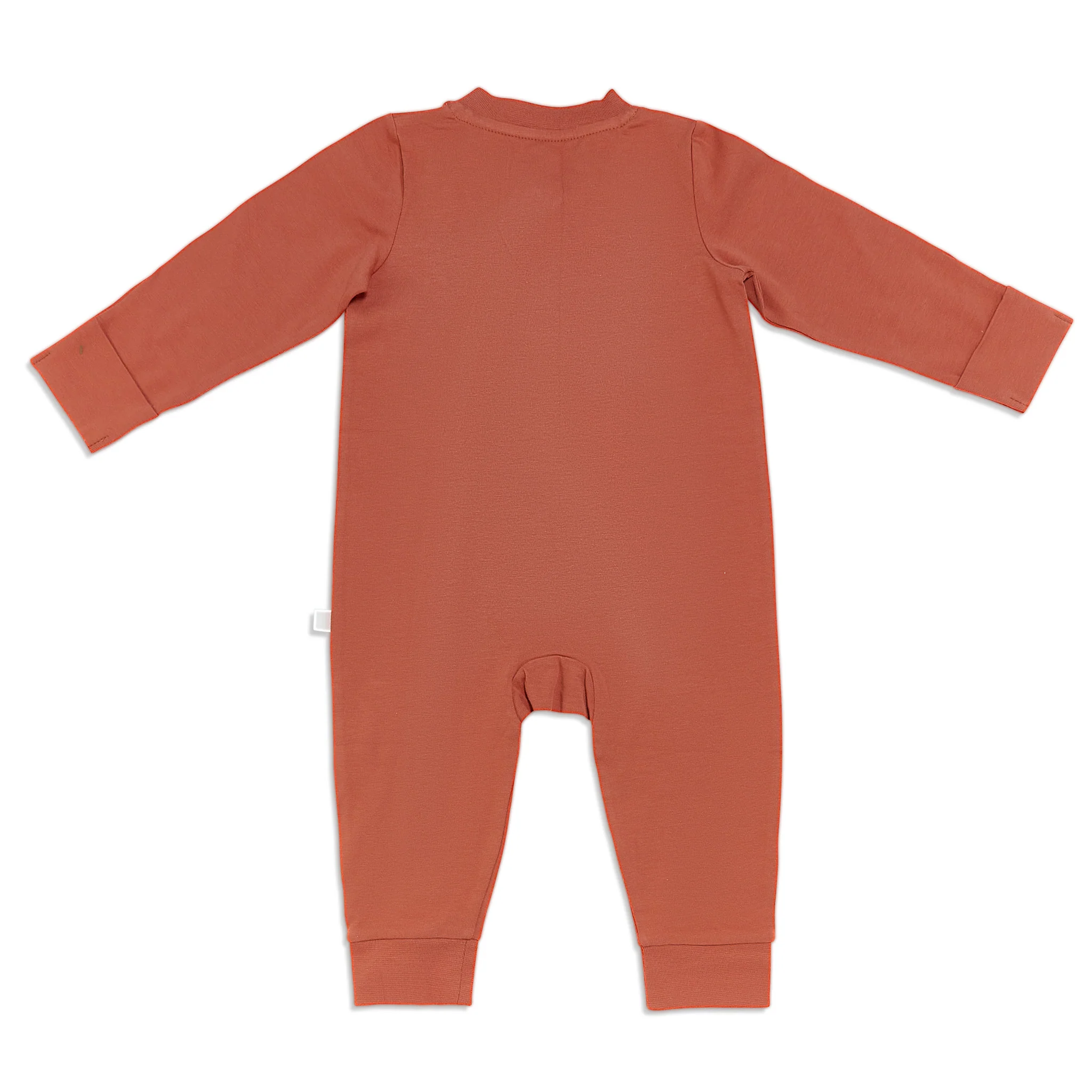 RETIRED - Organic Long Sleeve Zippered Bunsie - Paprika - Image 3