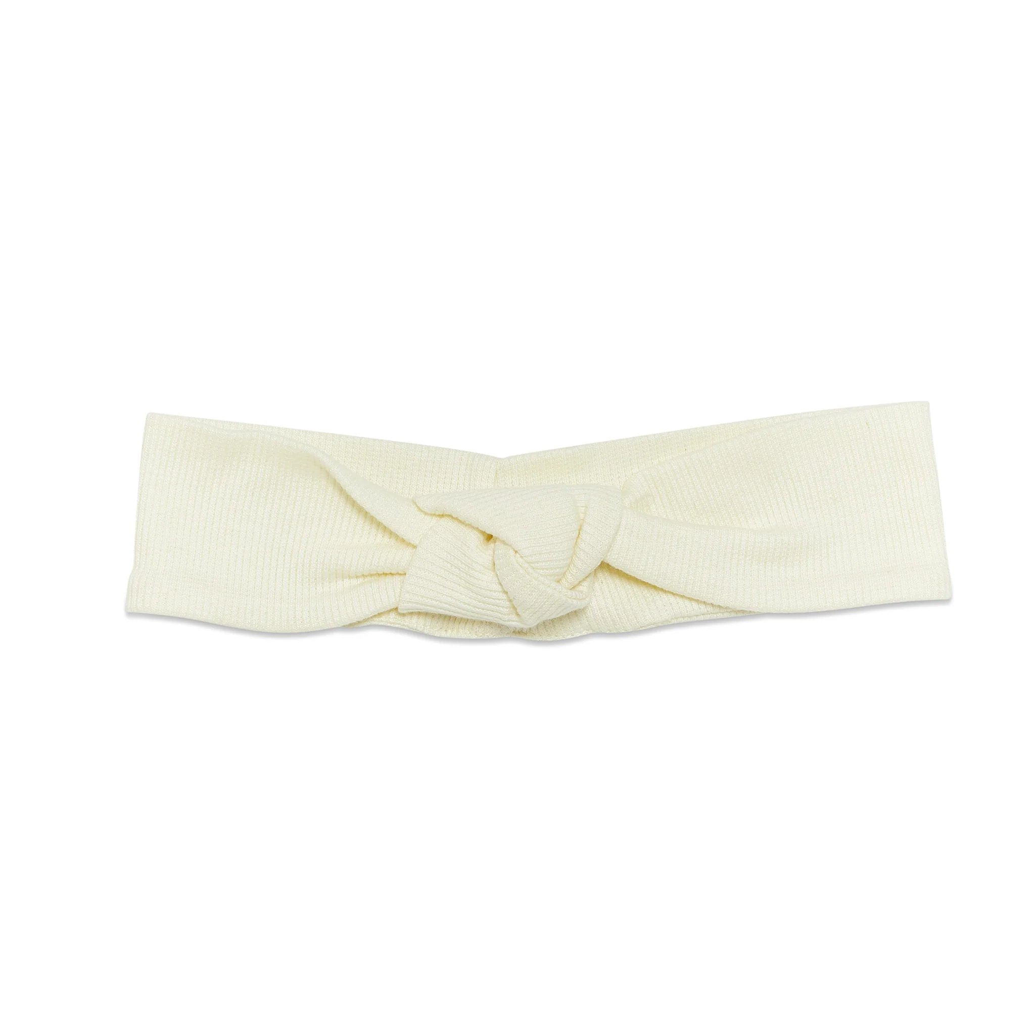 RETIRED - Organic Twist Baby Headband - Sugar Cookie