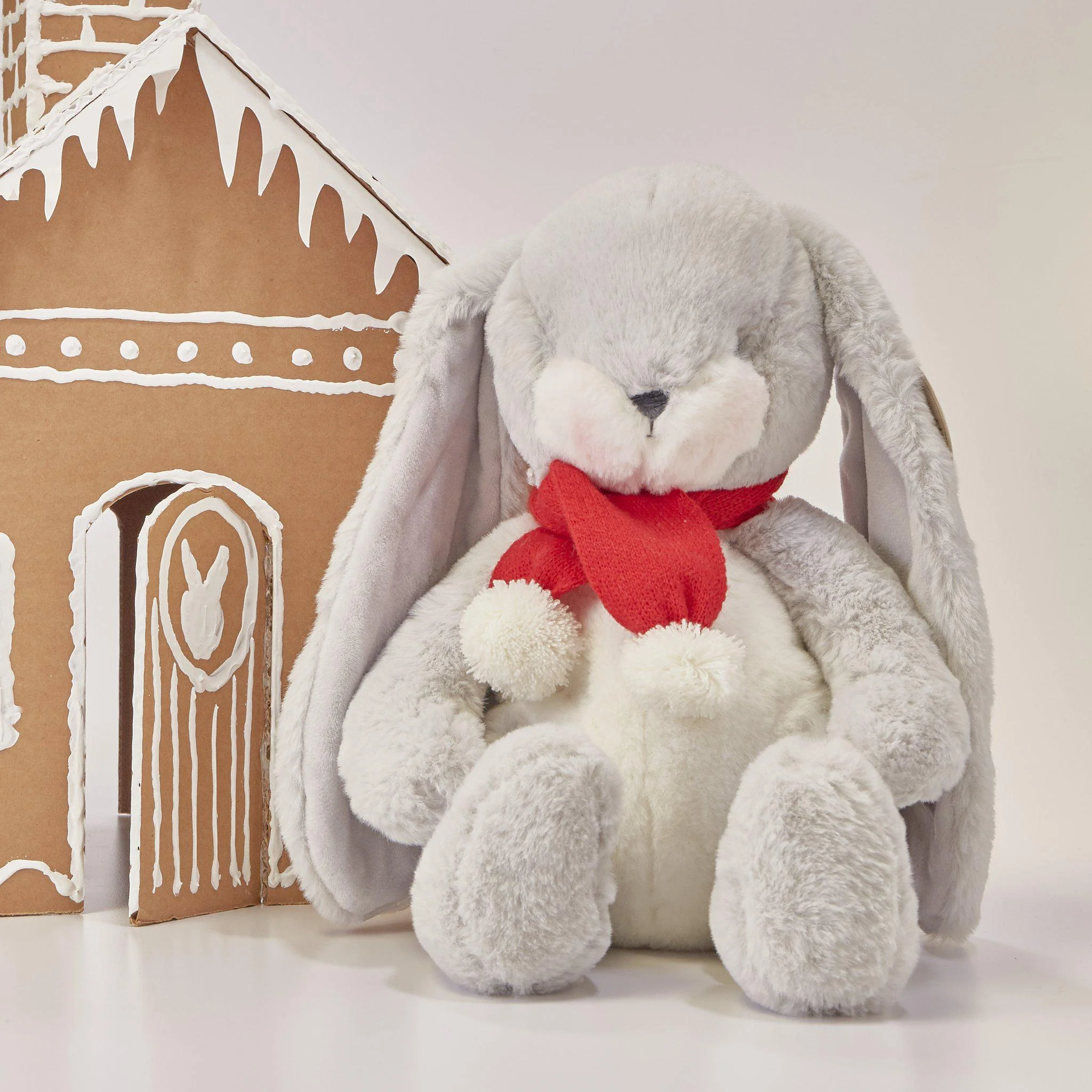 RETIRED - Limited Edition - Holiday Big Nibble Gray 20" Bunny