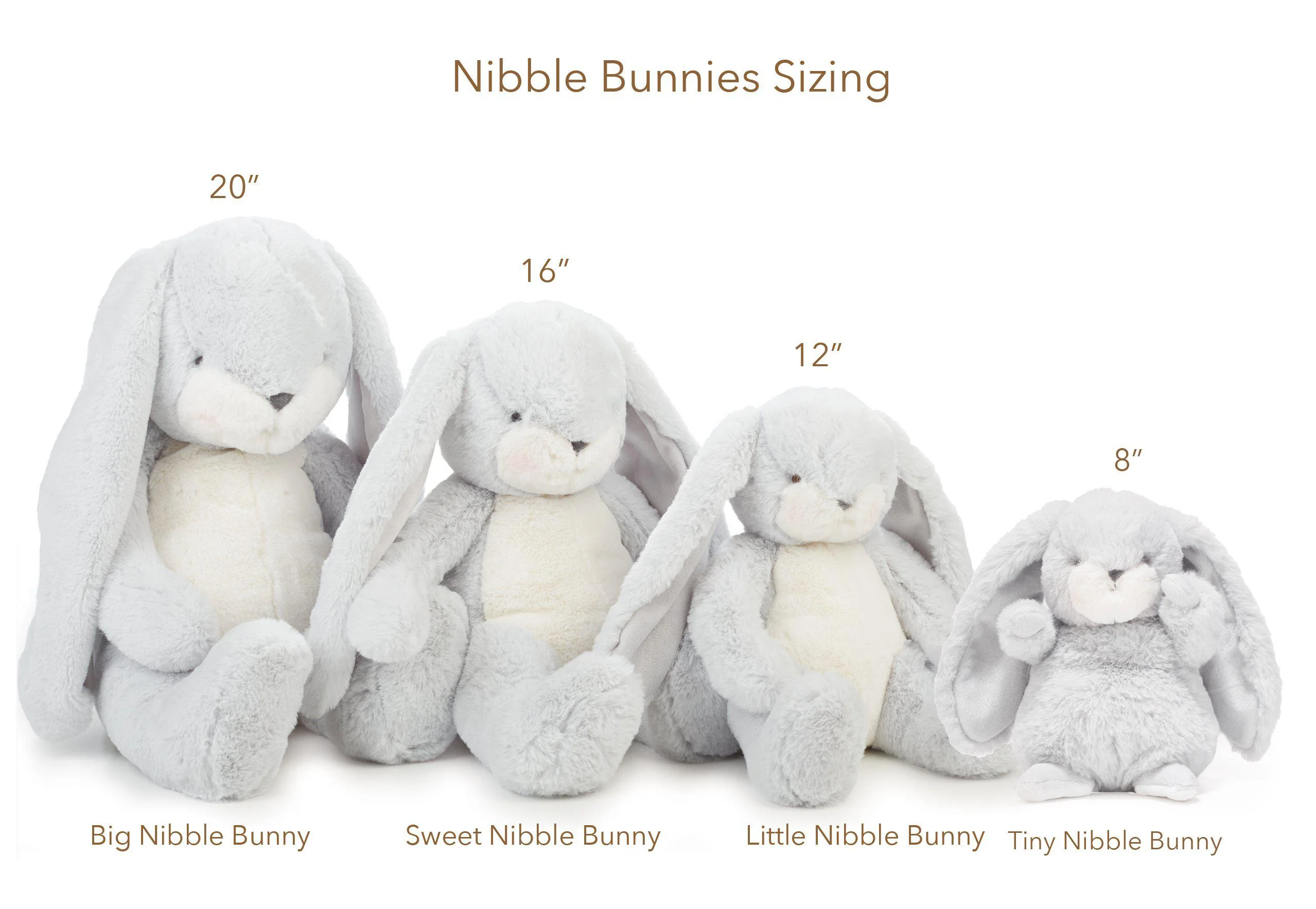 RETIRED - Limited Edition - Holiday Big Nibble Gray 20" Bunny - Image 5