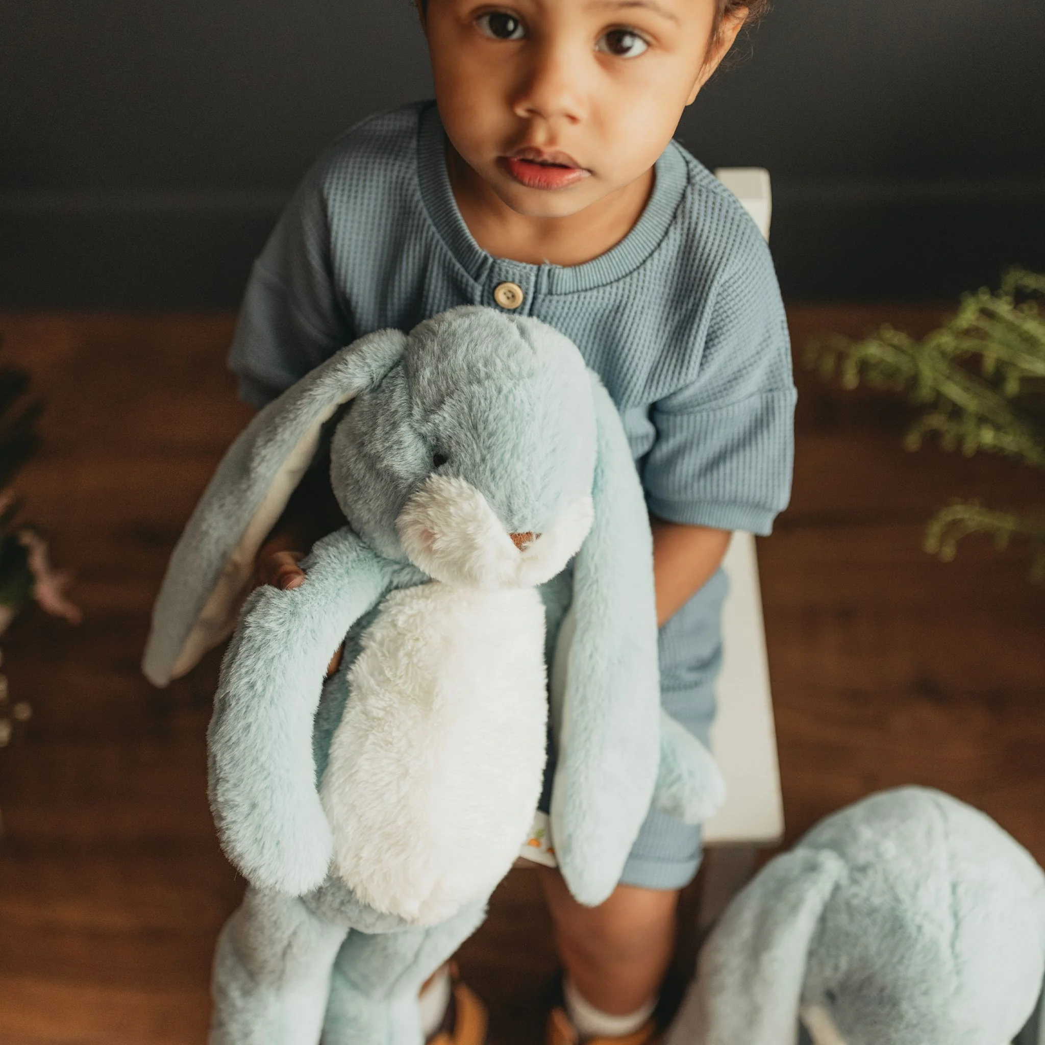 Little Floppy Nibble 12" Bunny- Maui Blue - Image 6