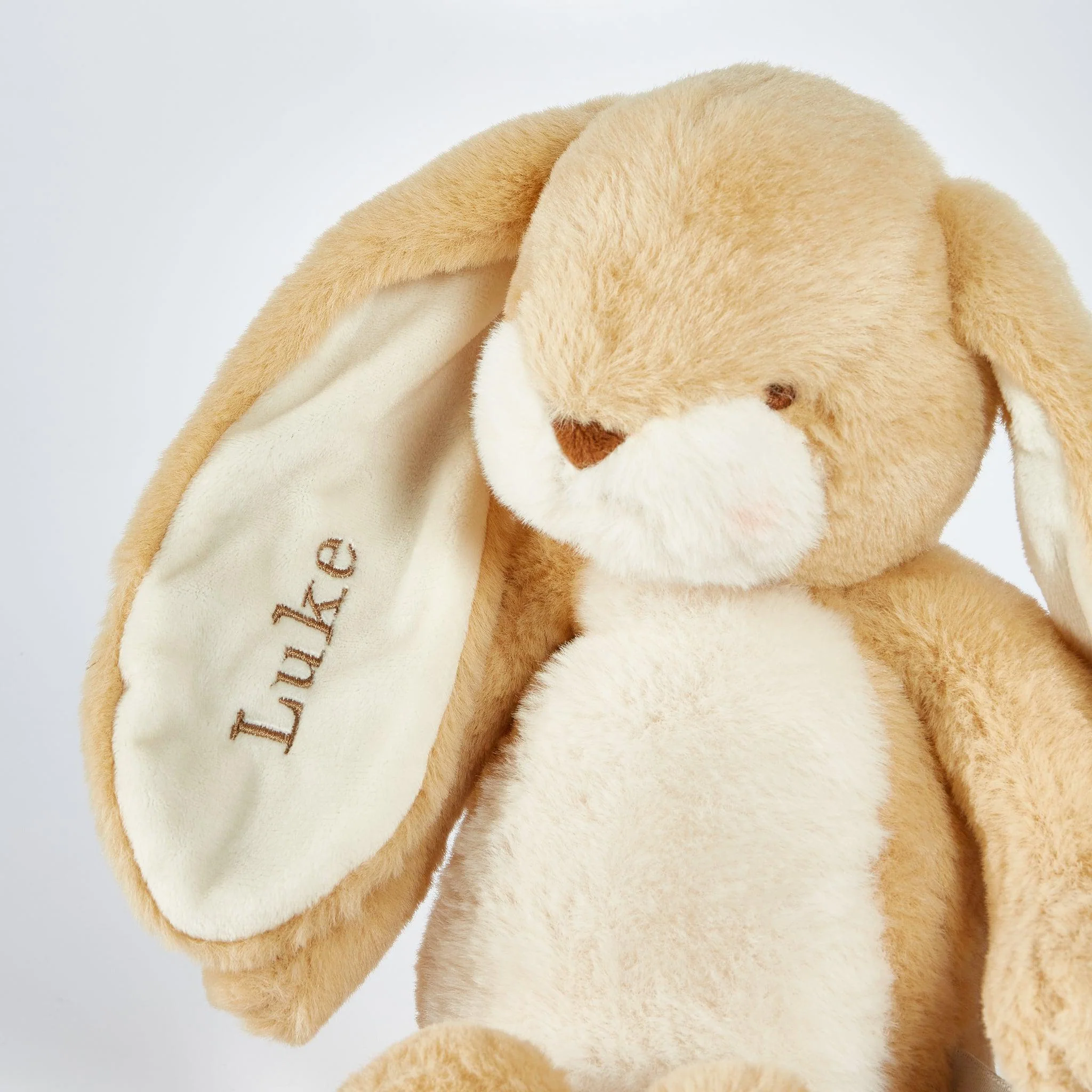 Little 12" Floppy Nibble Bunny - Almond Joy - Image 5