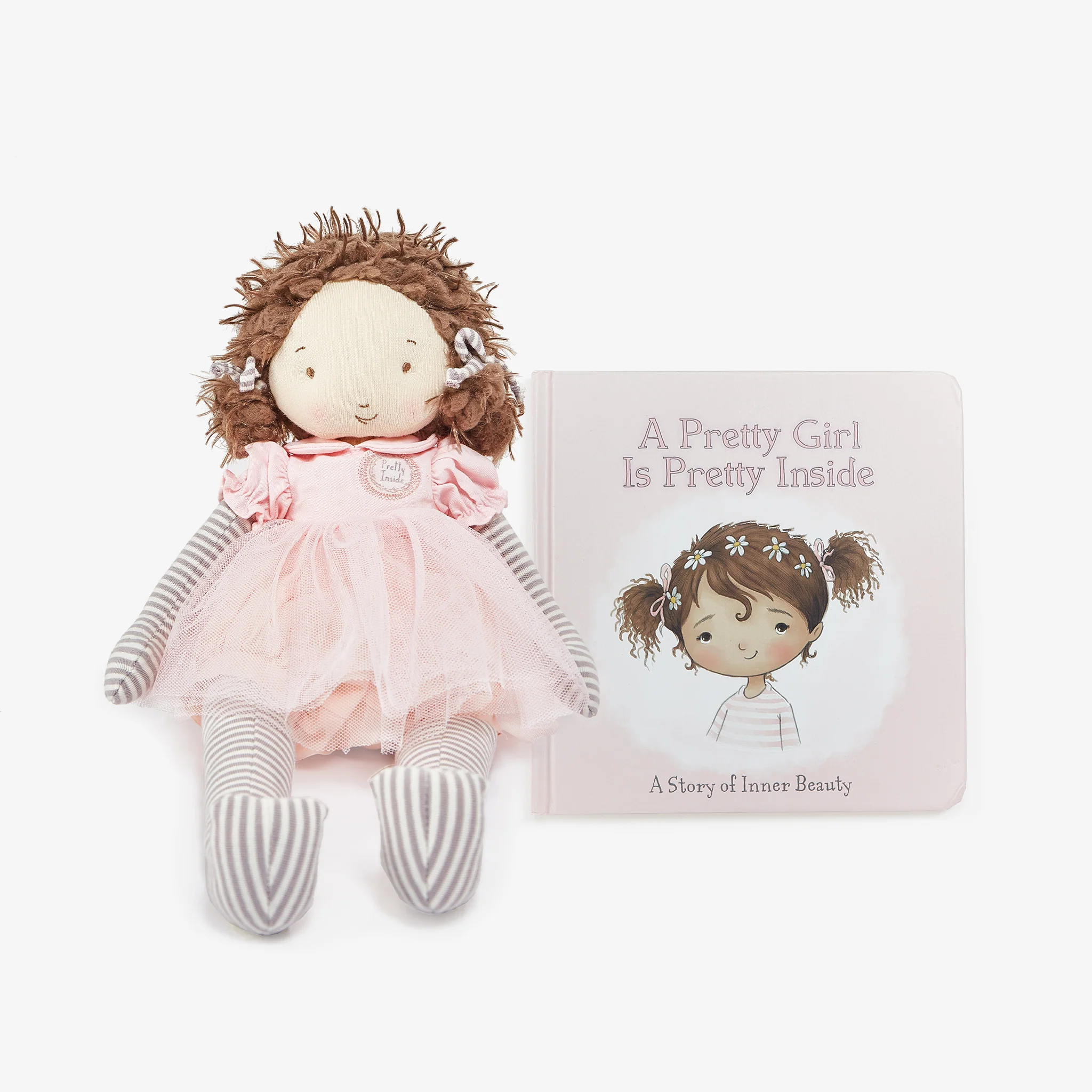Pretty Girl Inside and Out Gift Set - Brown Hair