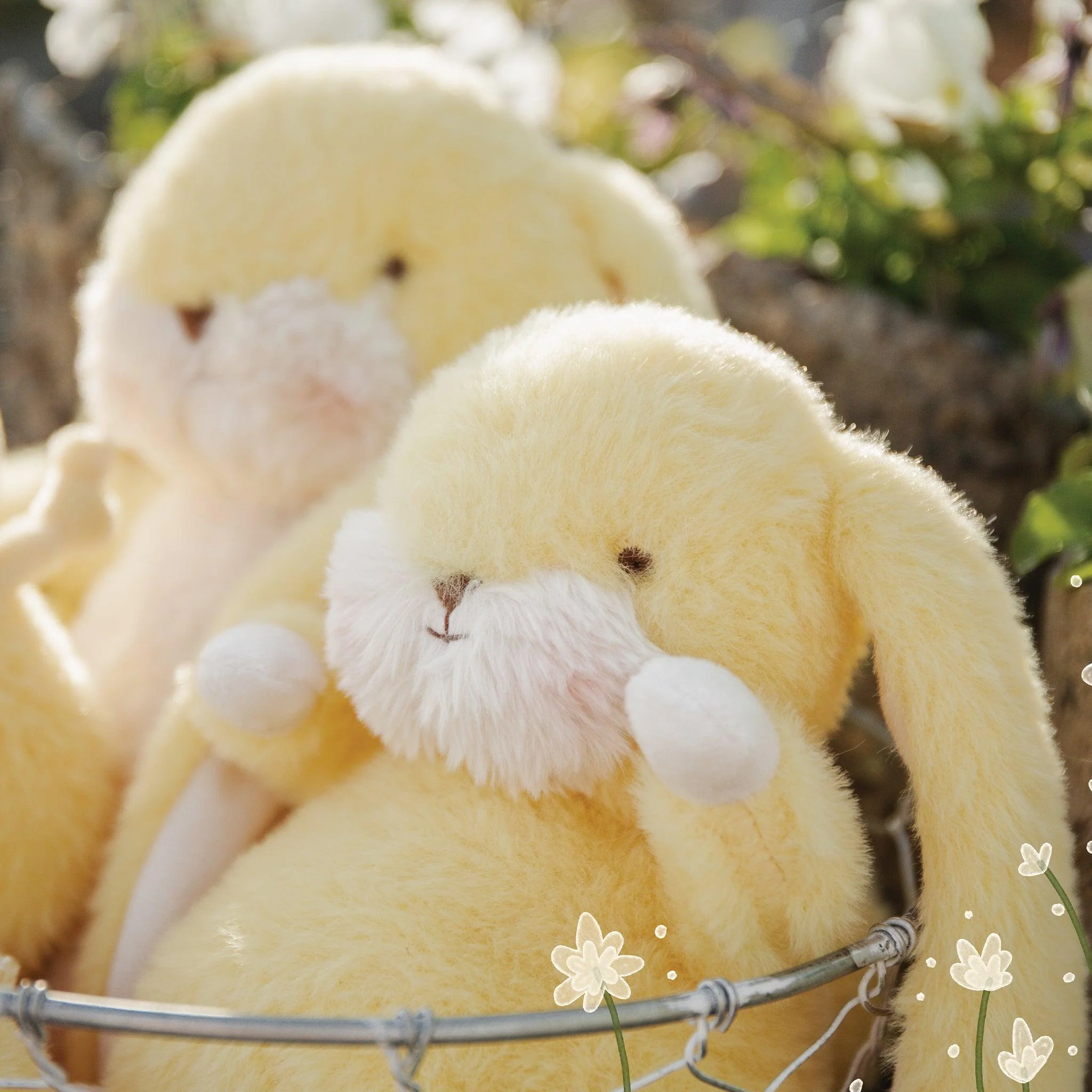 Tiny 8" Nibble Bunny - Lemongrass - Image 6