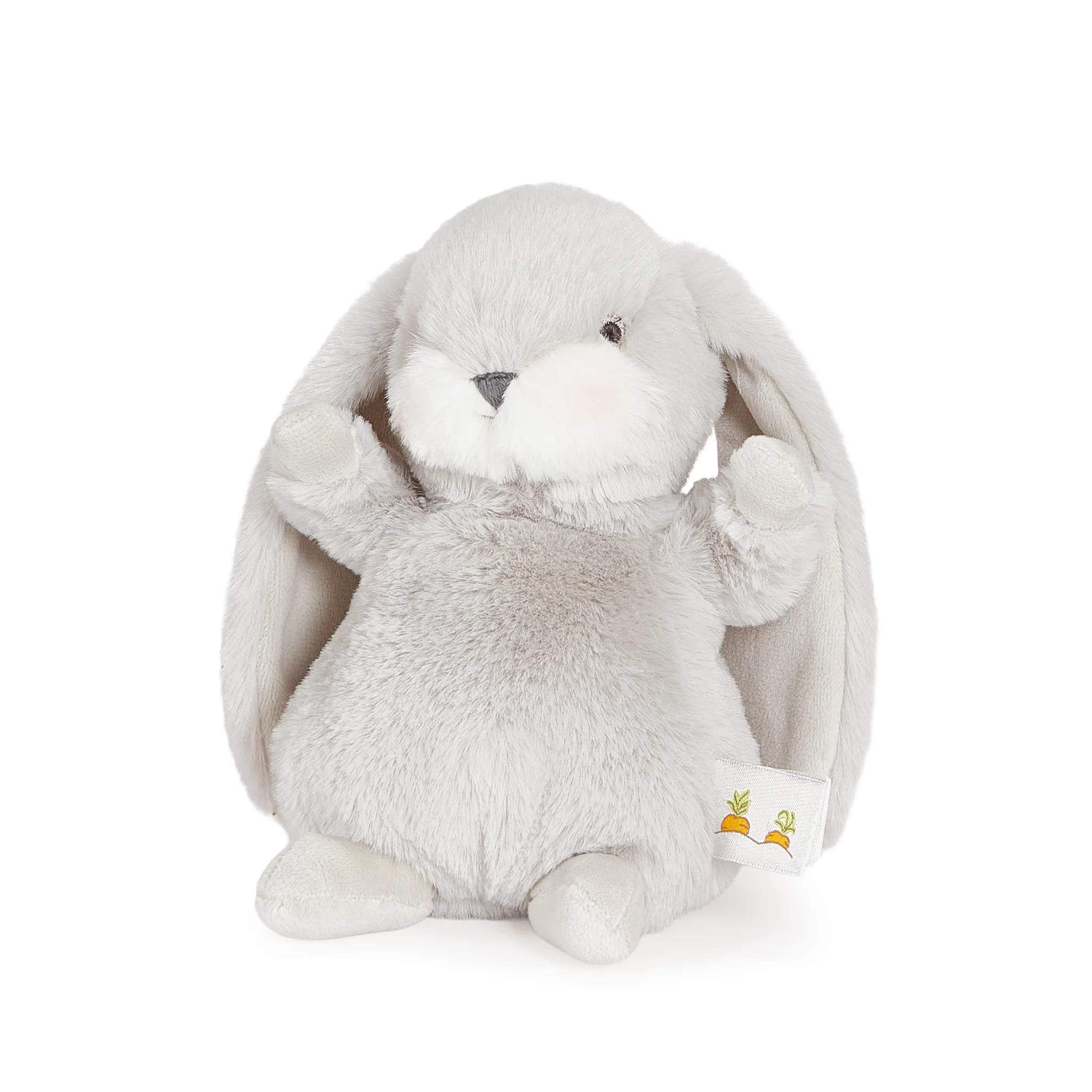 Tiny Nibble 8" Bunny - Gray - Image 3